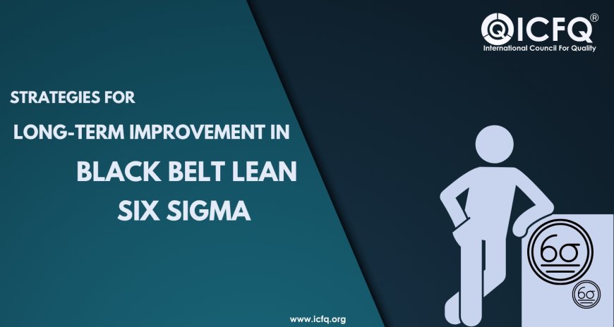 Strategies for Black Belt Lean Six Sigma