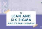 Is Lean and Six Sigma Right for Small Business?