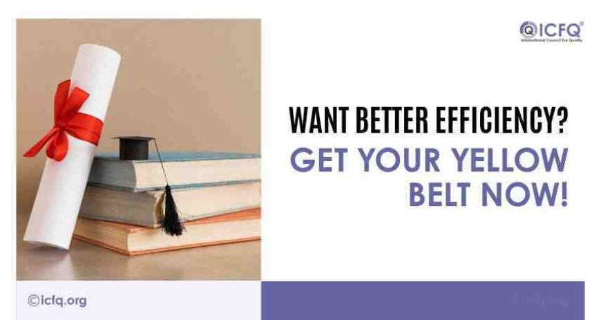 Want Better Efficiency? Get Your Yellow Belt Now!
